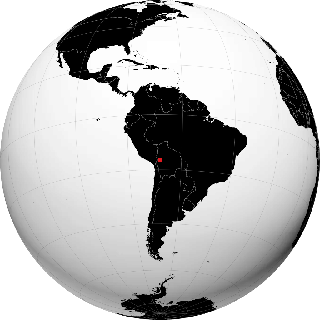 La Paz sul globo