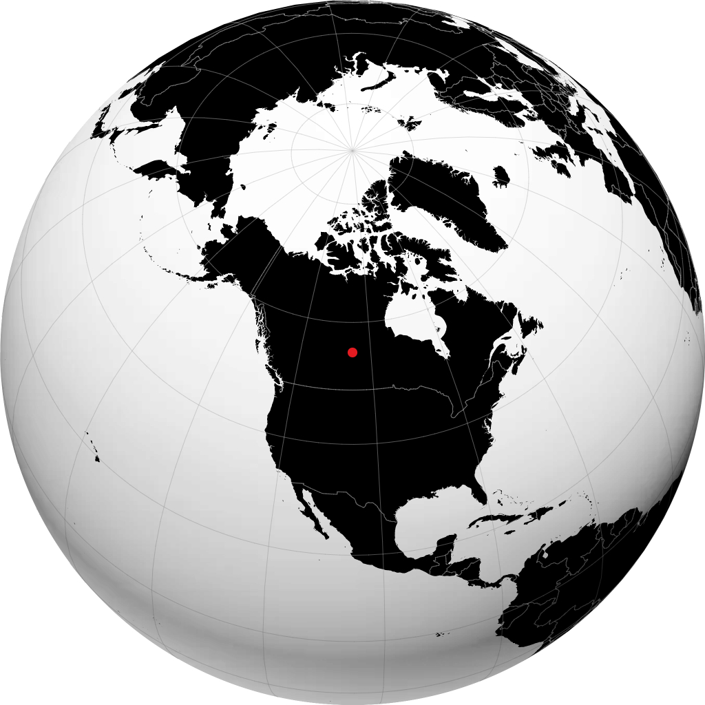 La Ronge sul globo