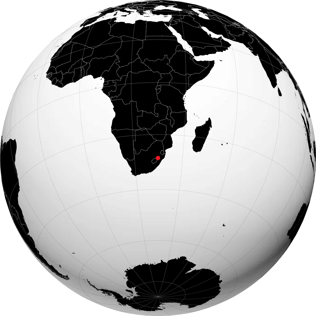 Ladysmith sul globo