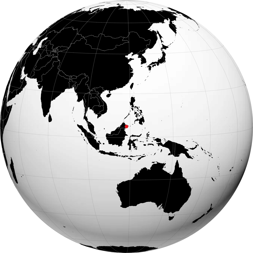 Lahad Datu sul globo