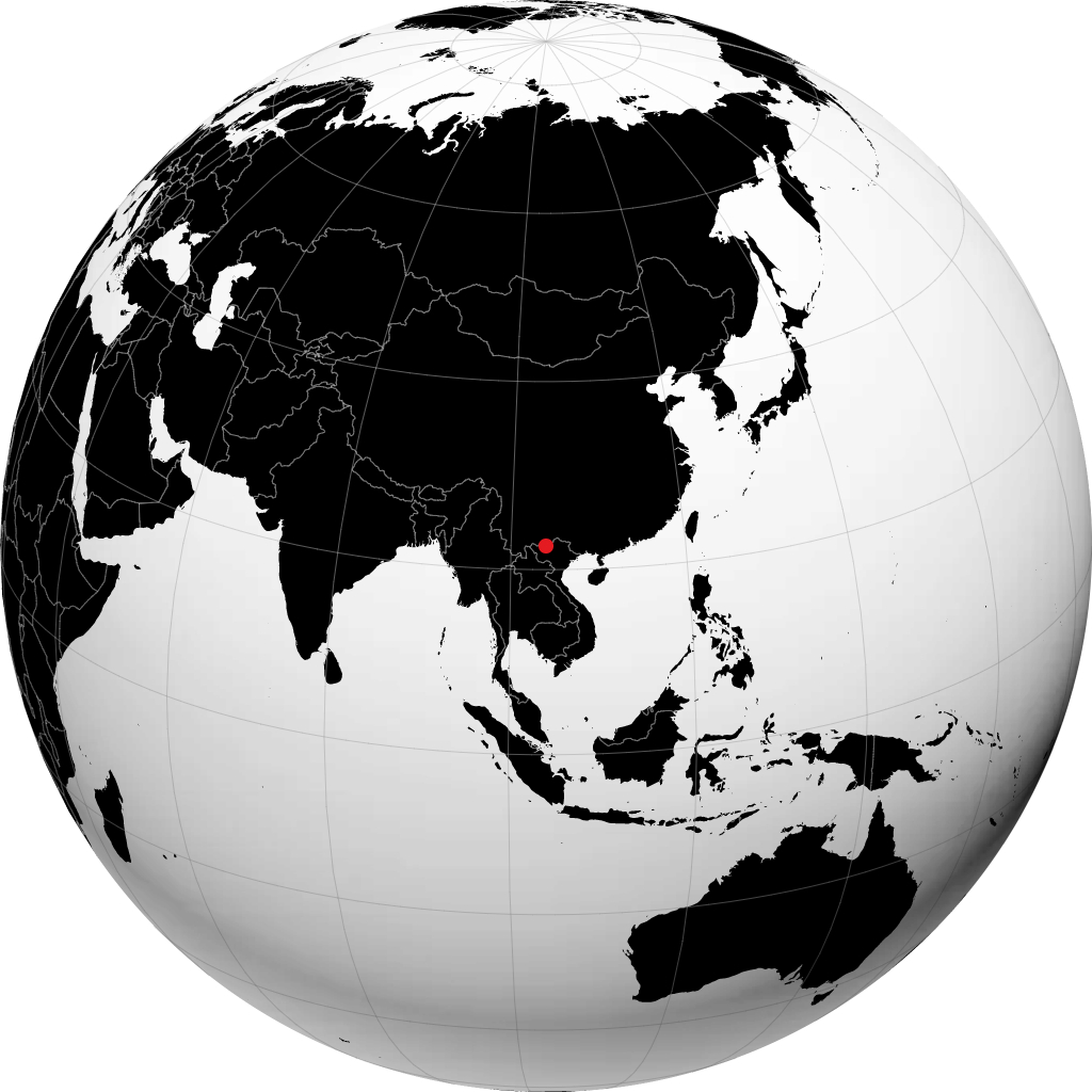 Lao Cai sul globo