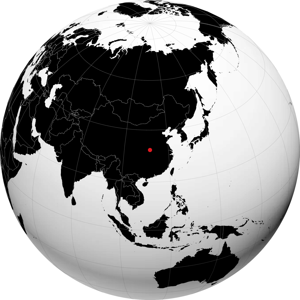 Laohekou sul globo