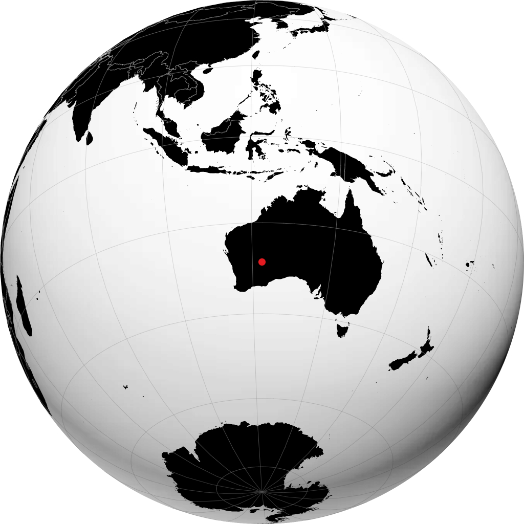 Laverton sul globo