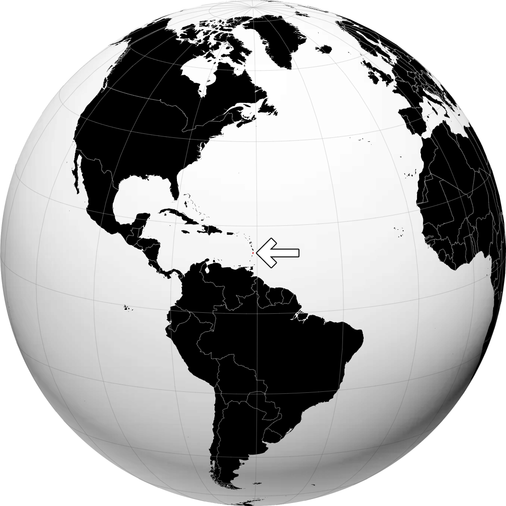 Santa Lucia sul globo
