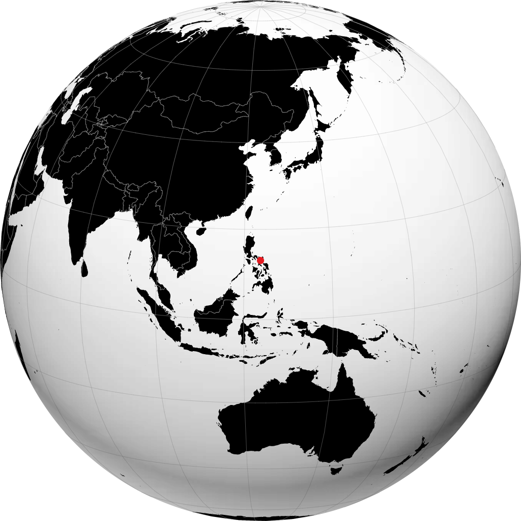 Legazpi sul globo