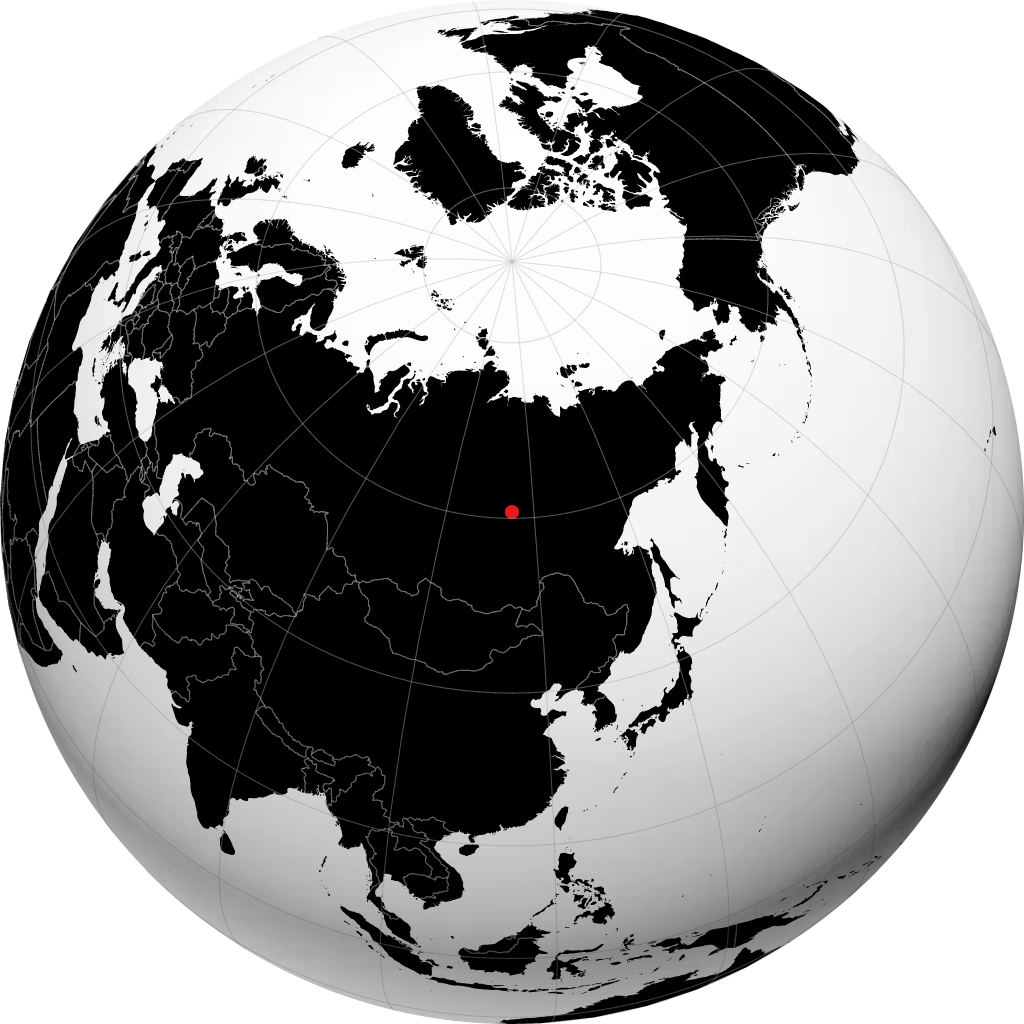 Lensk sul globo