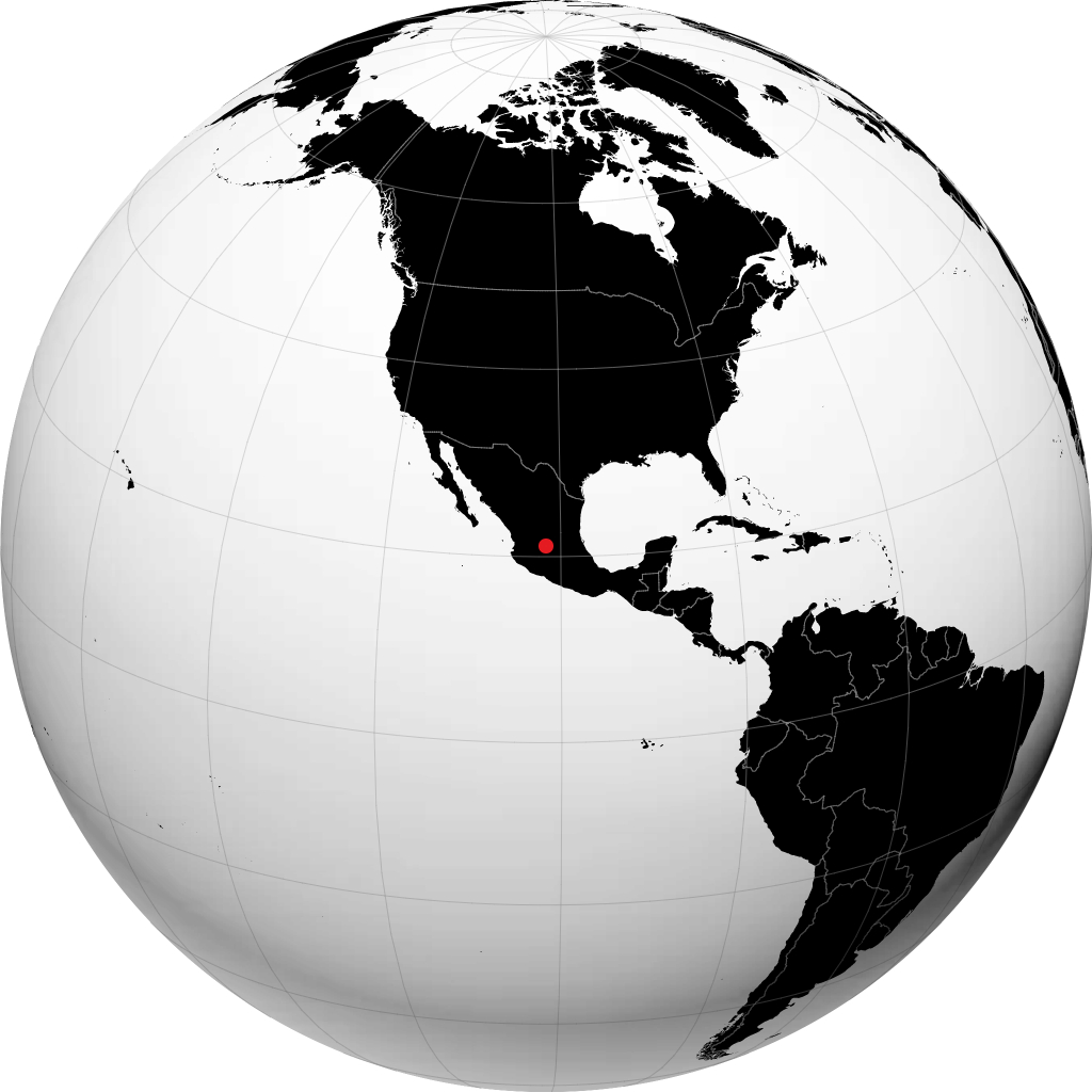 León de los Aldama sul globo