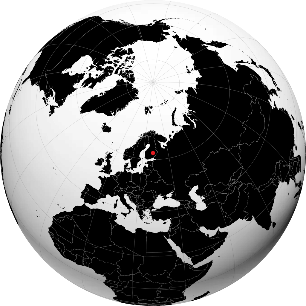 Leppävirta sul globo