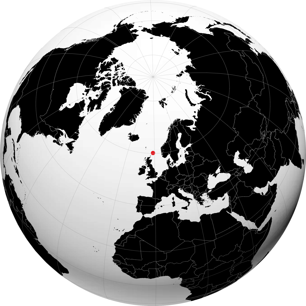 Lerwick sul globo