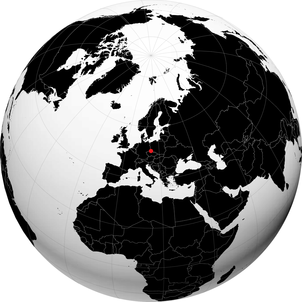 Liberec sul globo