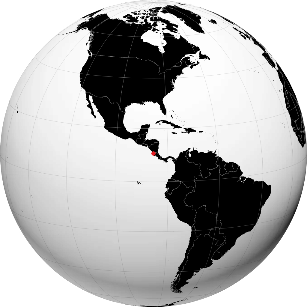 Liberia sul globo