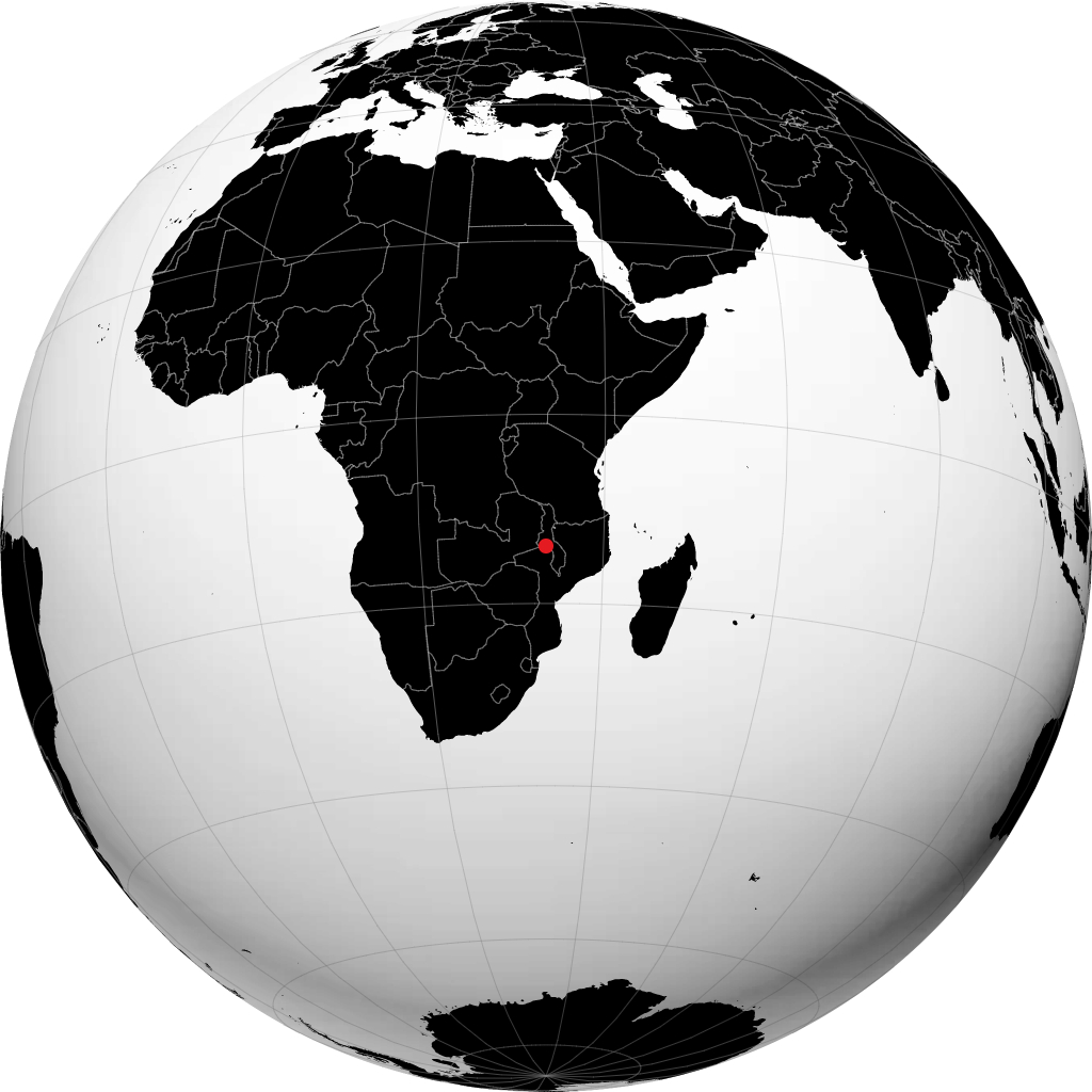 Lilongwe sul globo