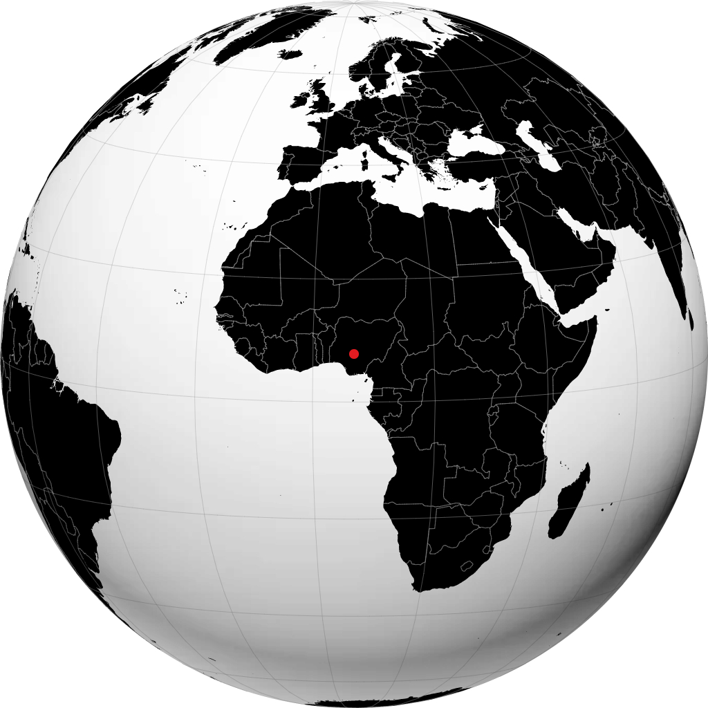 Lokoja sul globo