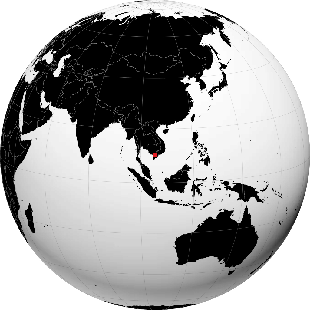 Long Xuyen sul globo