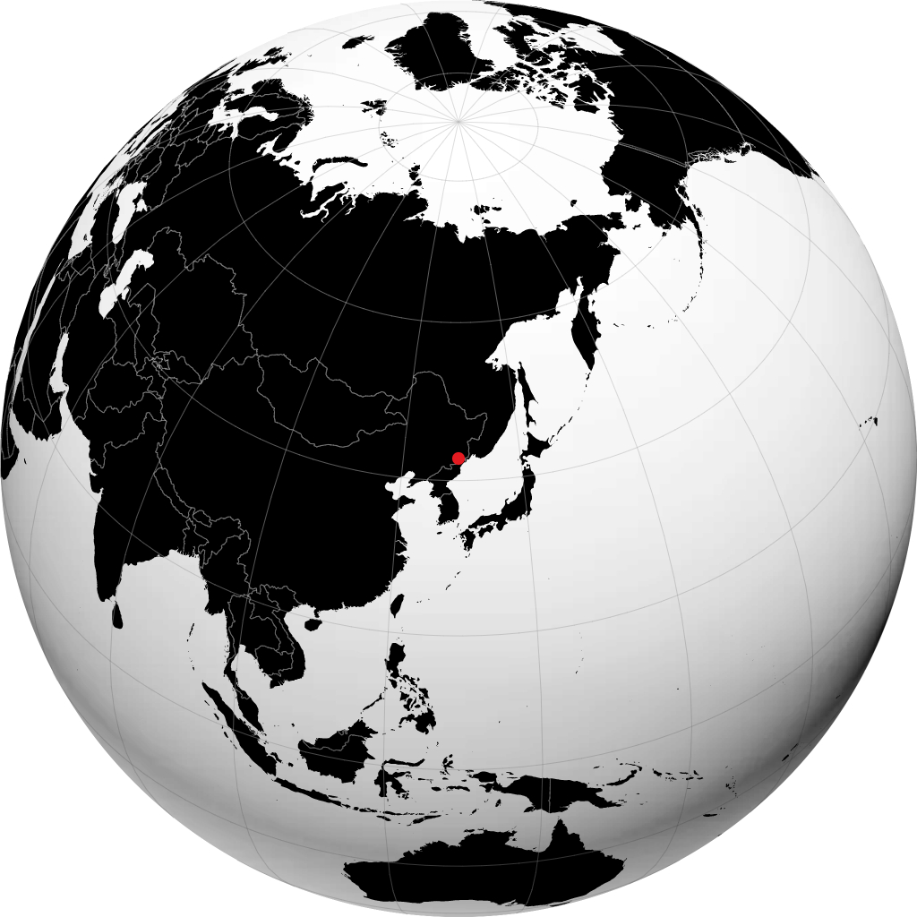 Longjing sul globo