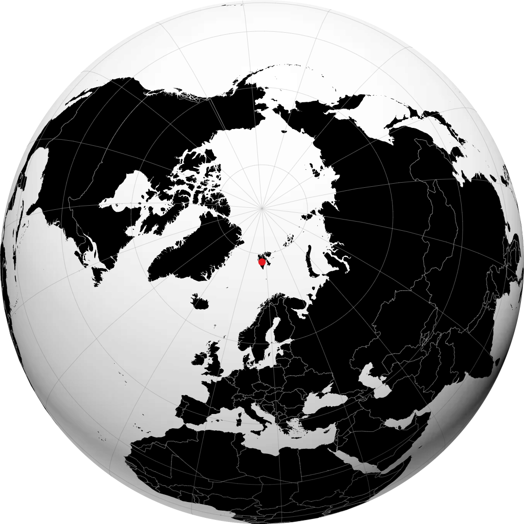 Longyearbyen sul globo