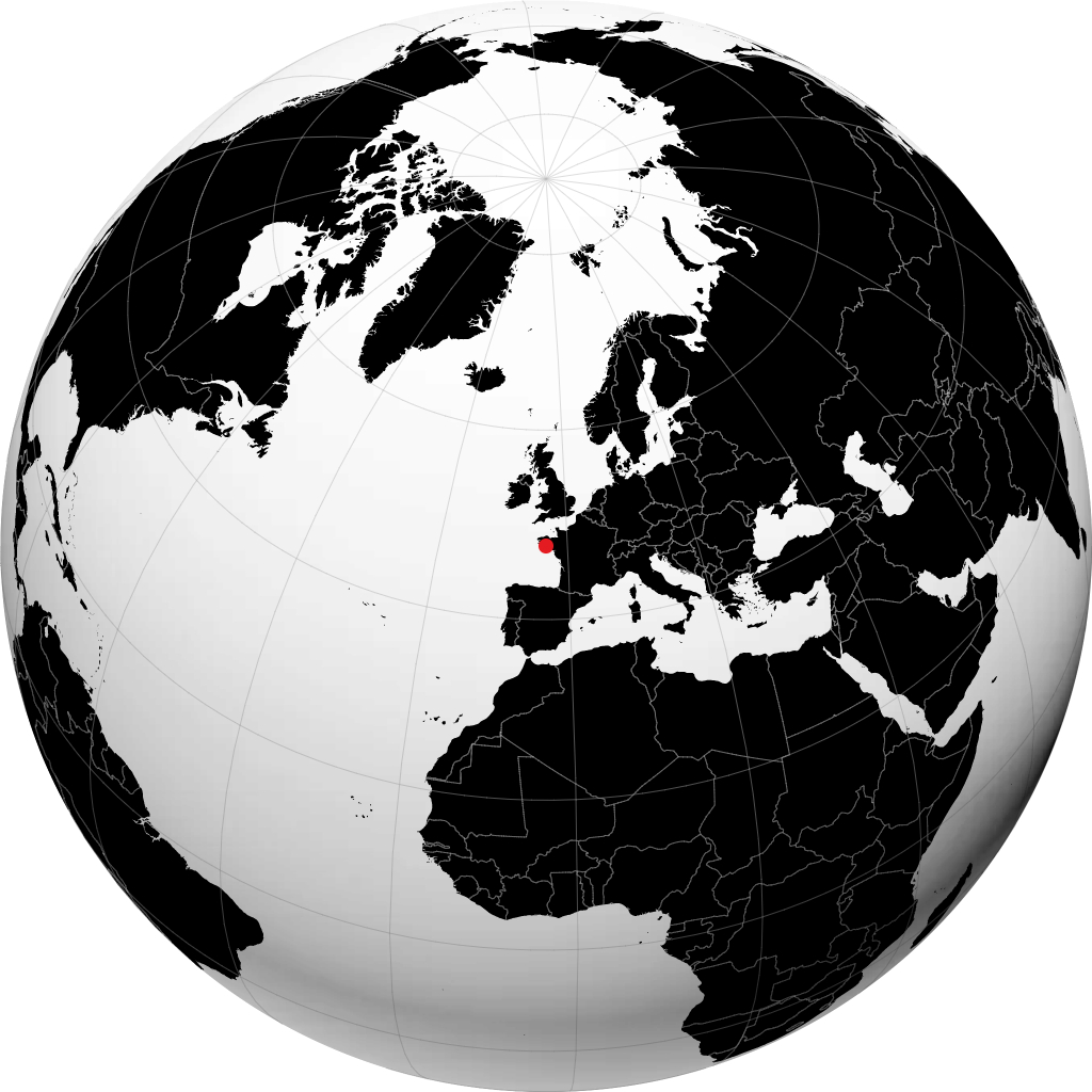 Lorient sul globo