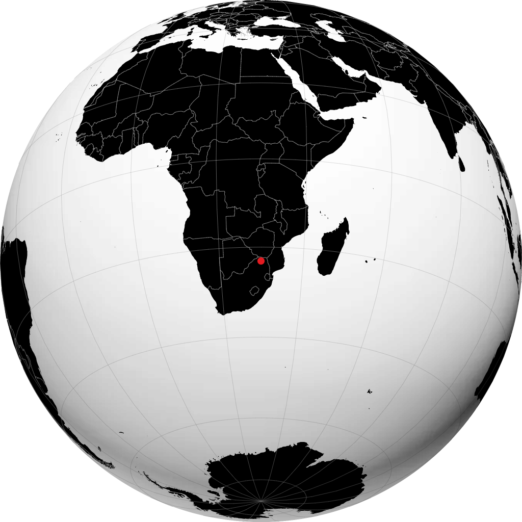 Louis Trichardt sul globo