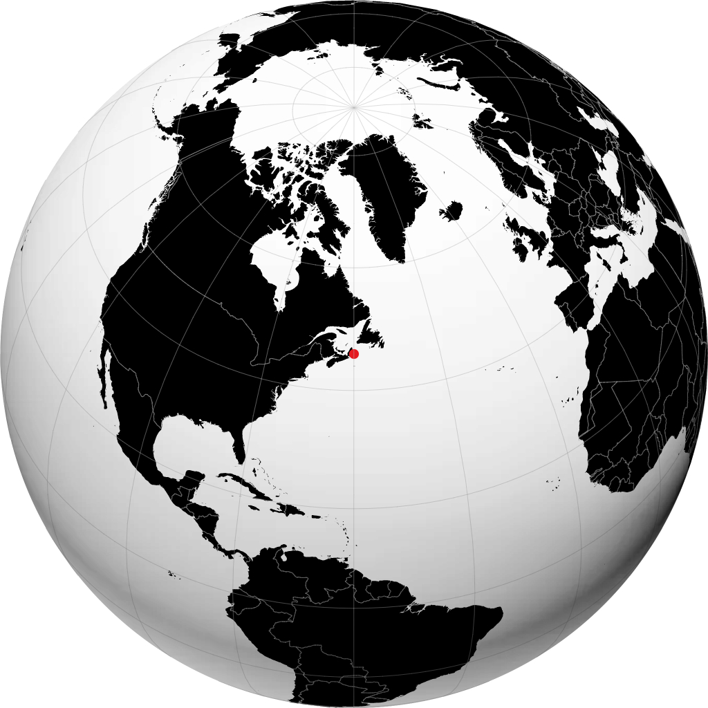 Louisbourg sul globo