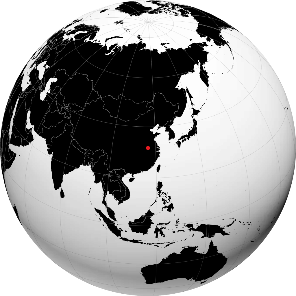 Lu'an sul globo