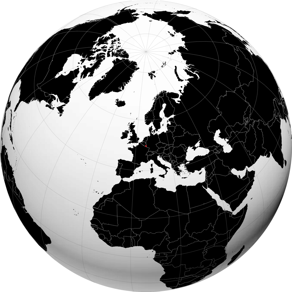 Lussemburgo sul globo