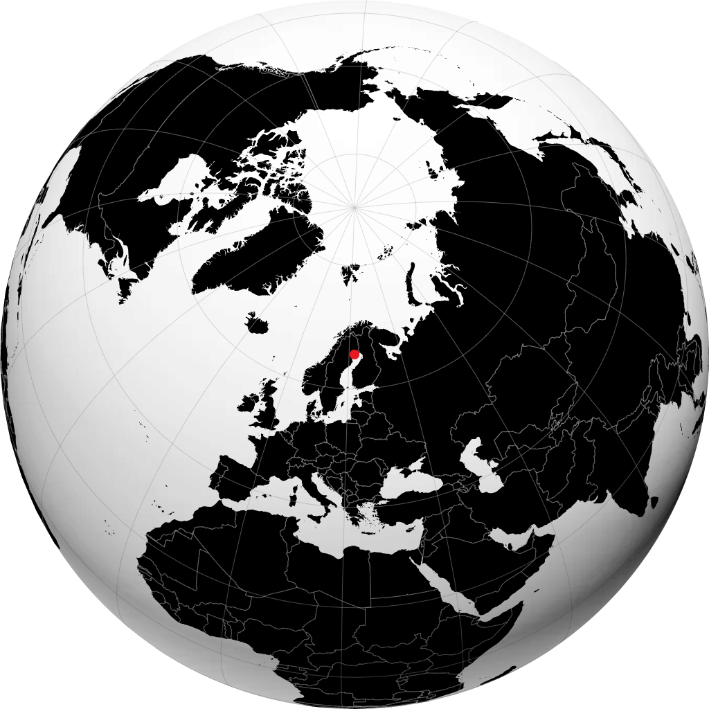 Luleå sul globo