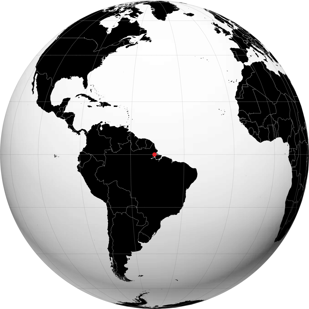 Macapá sul globo
