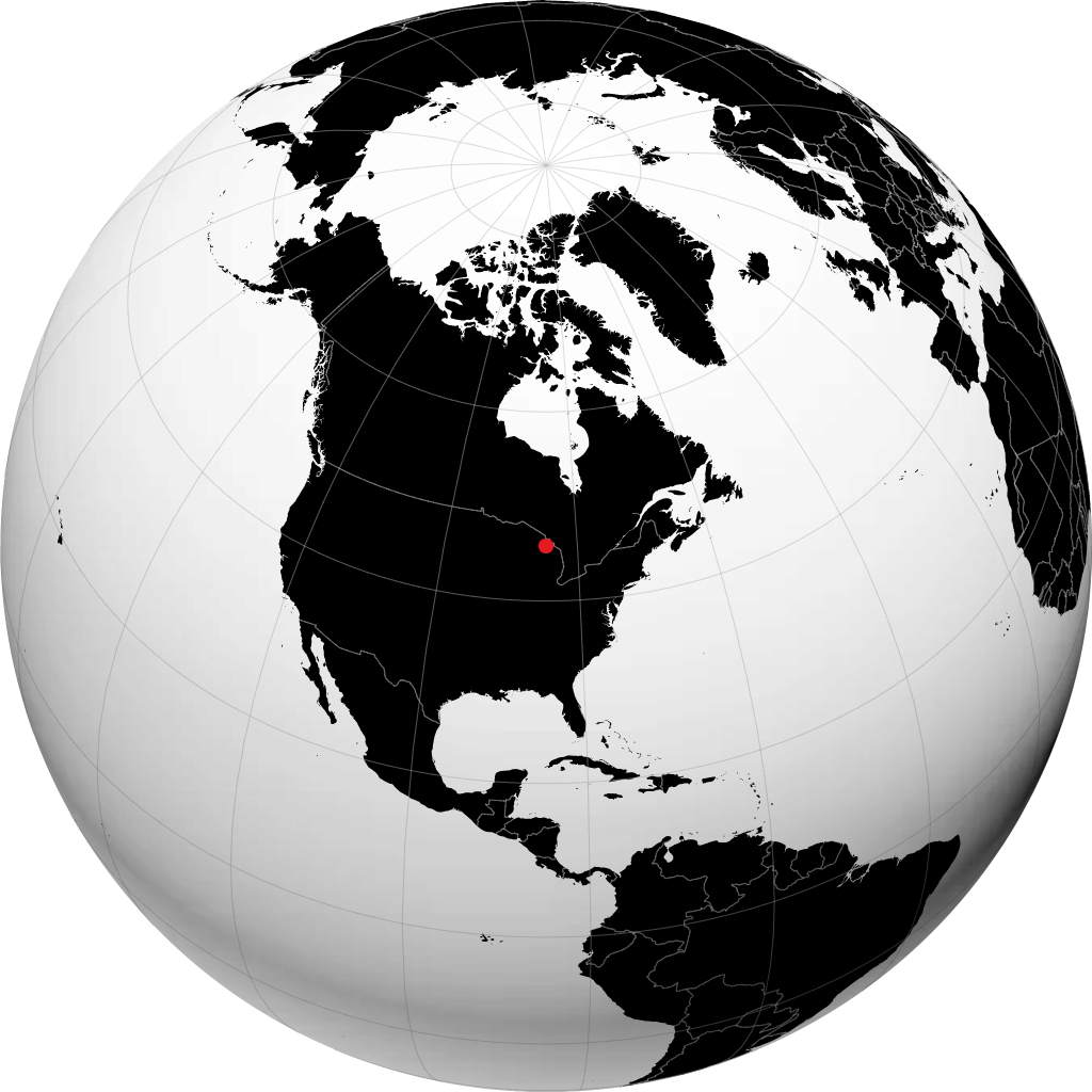 Mackinaw City sul globo