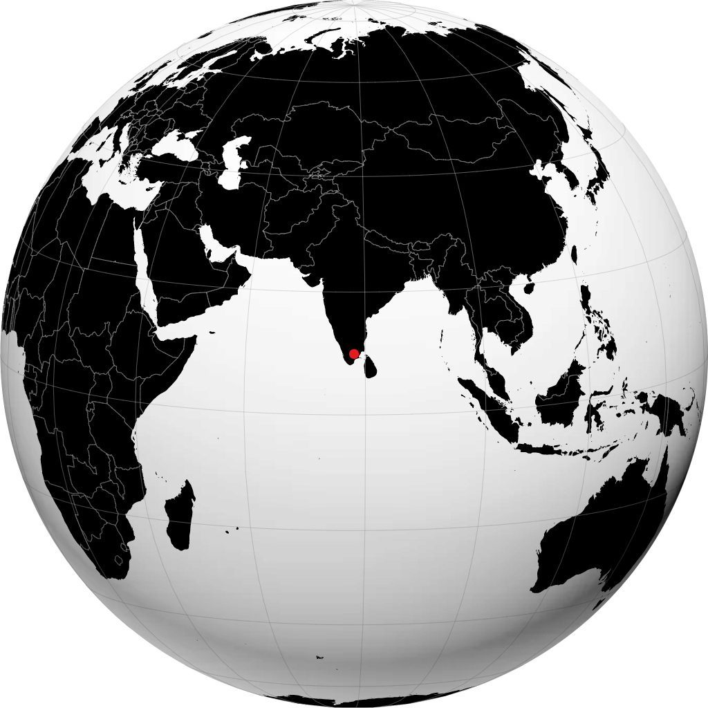 Madurai sul globo