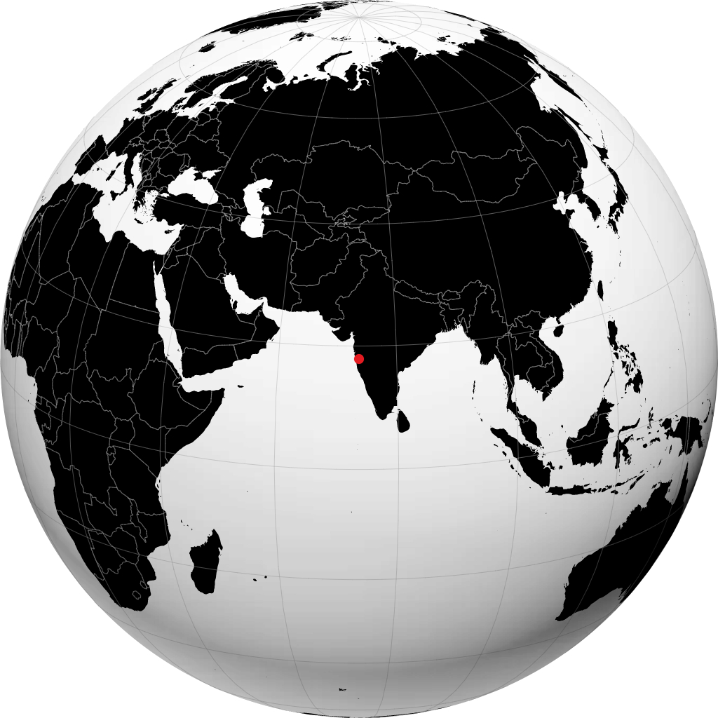 Mahabaleshwar sul globo