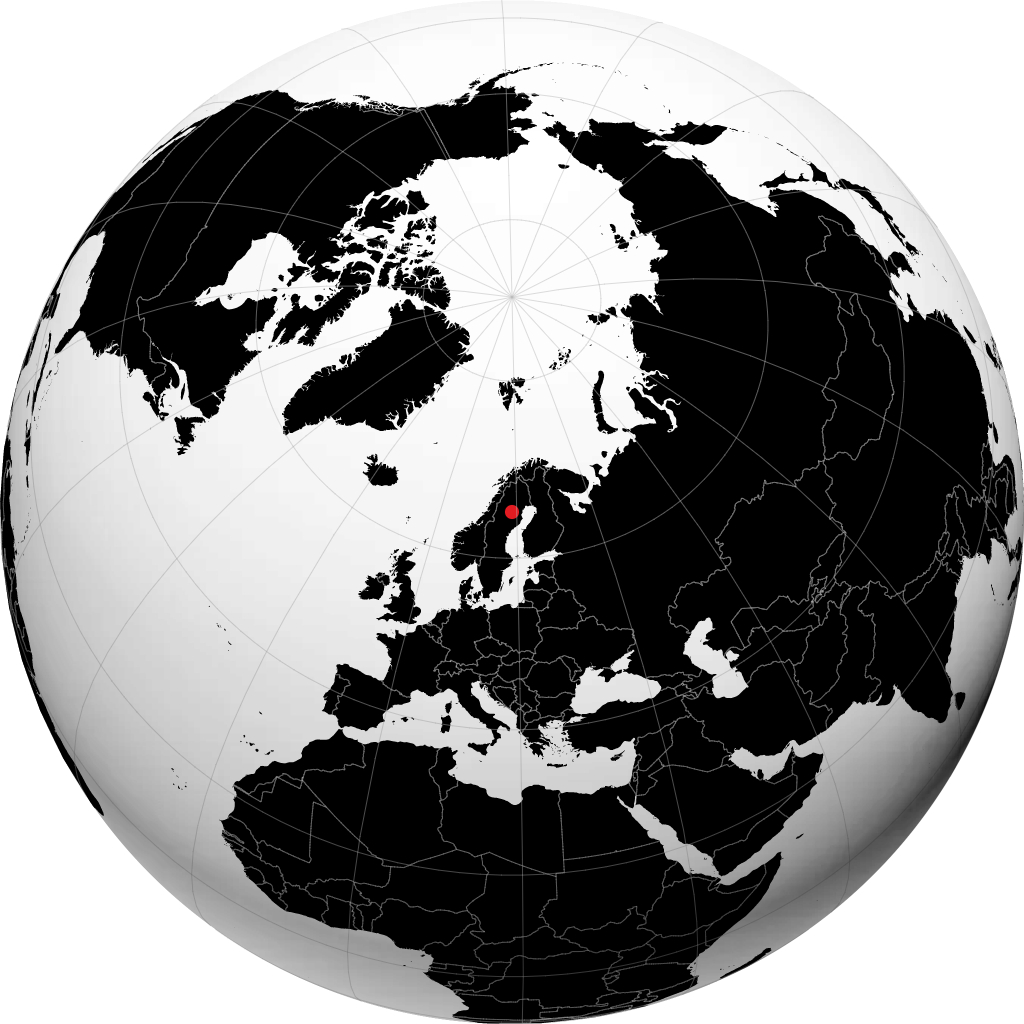 Malå sul globo