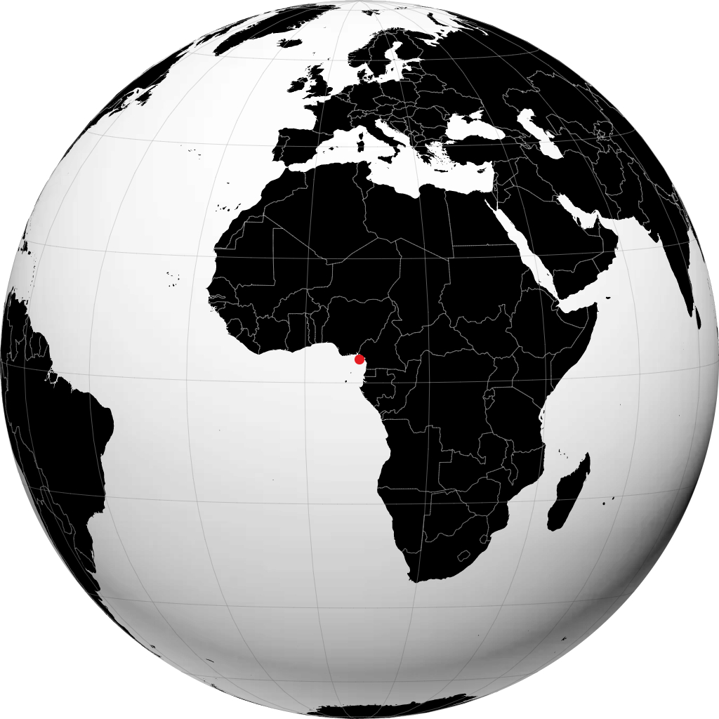 Malabo sul globo