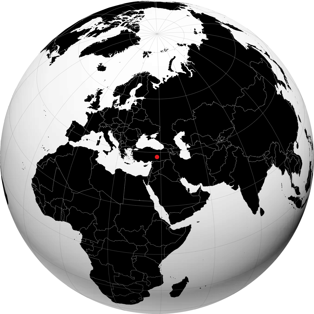 Malatya sul globo
