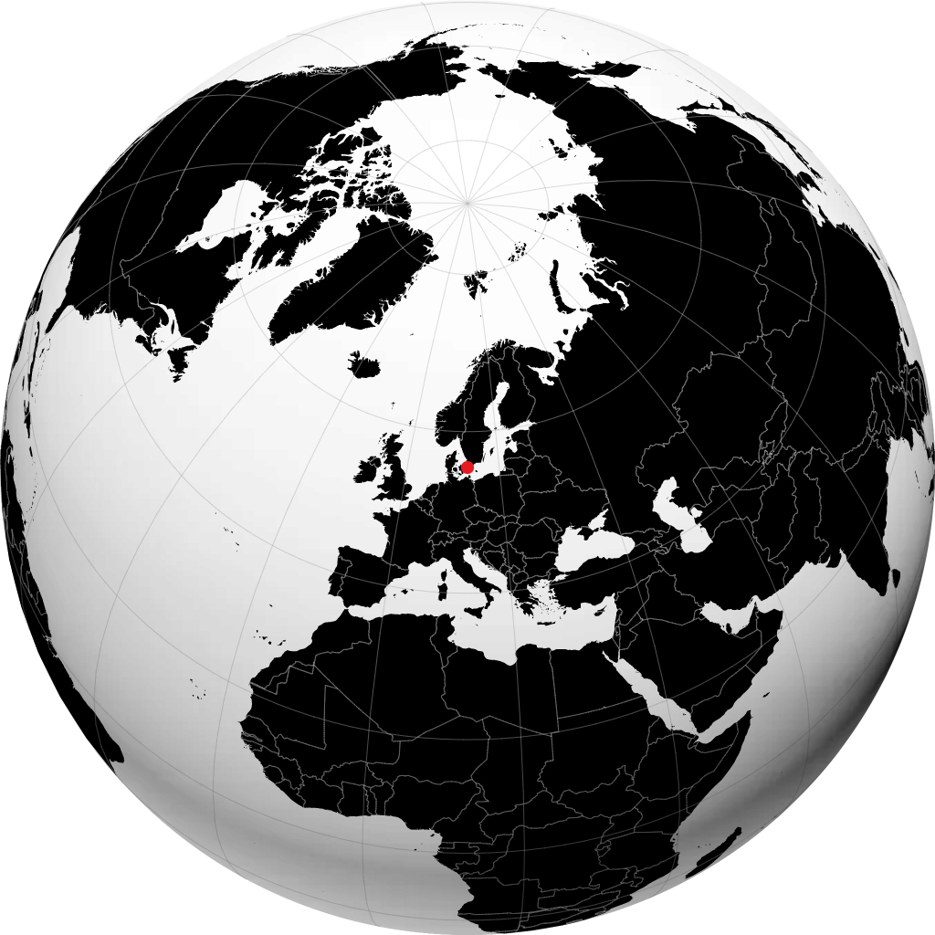 Malmö sul globo