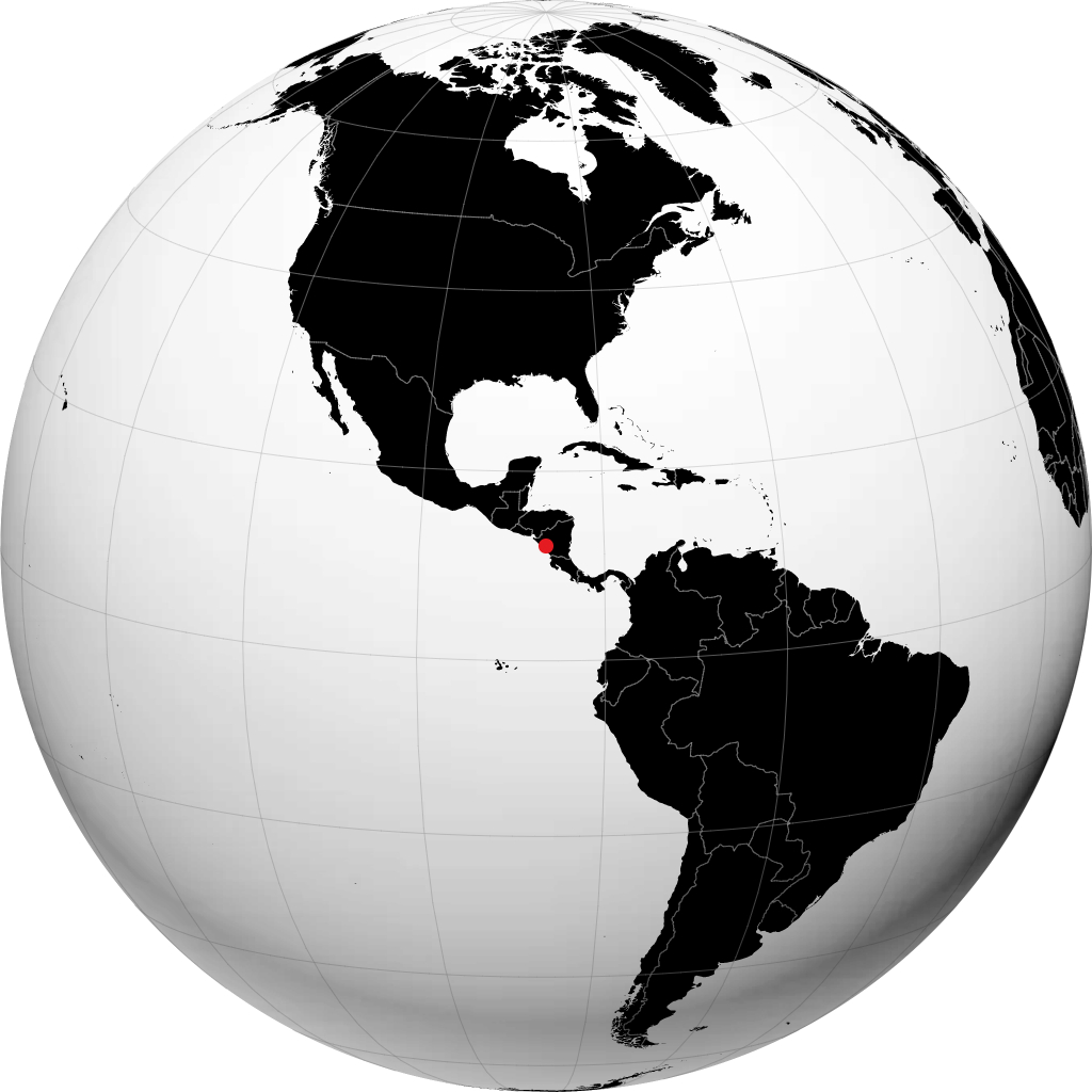Managua sul globo