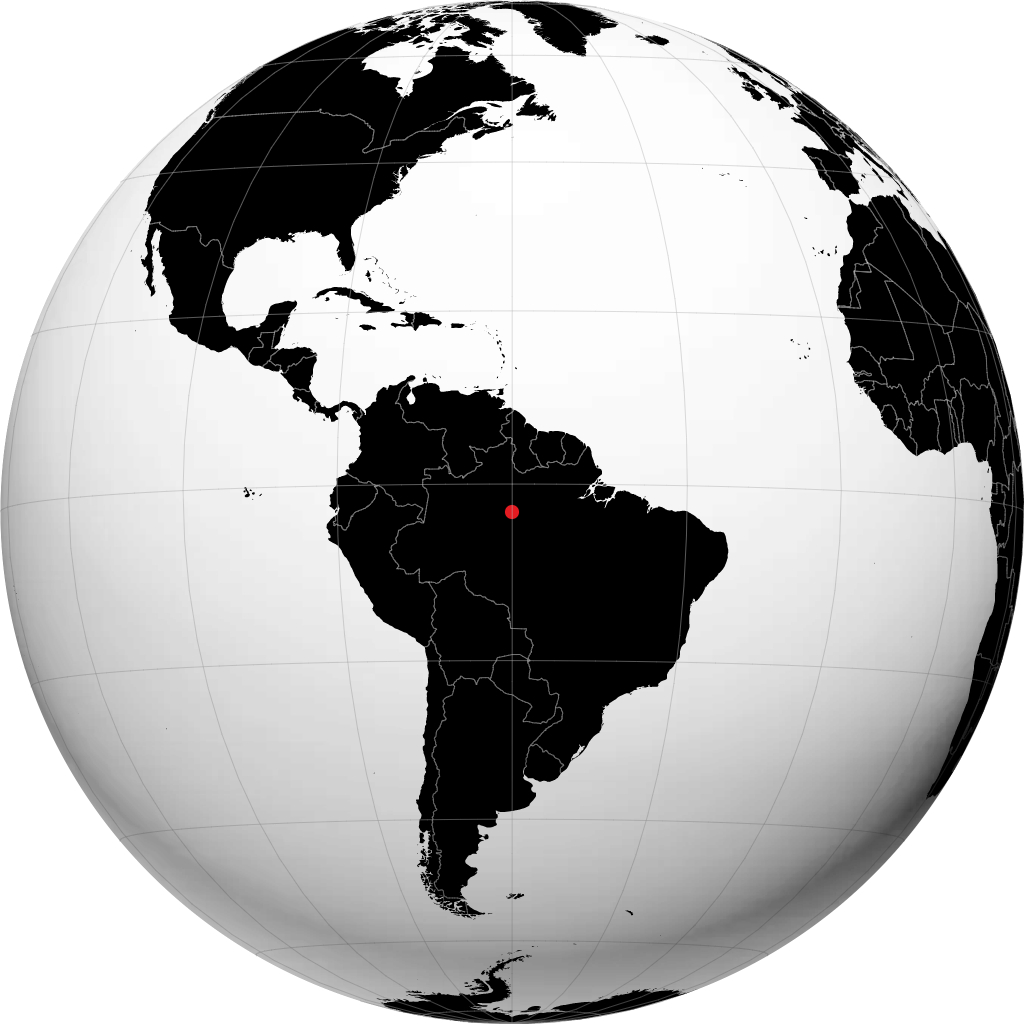 Manaus sul globo