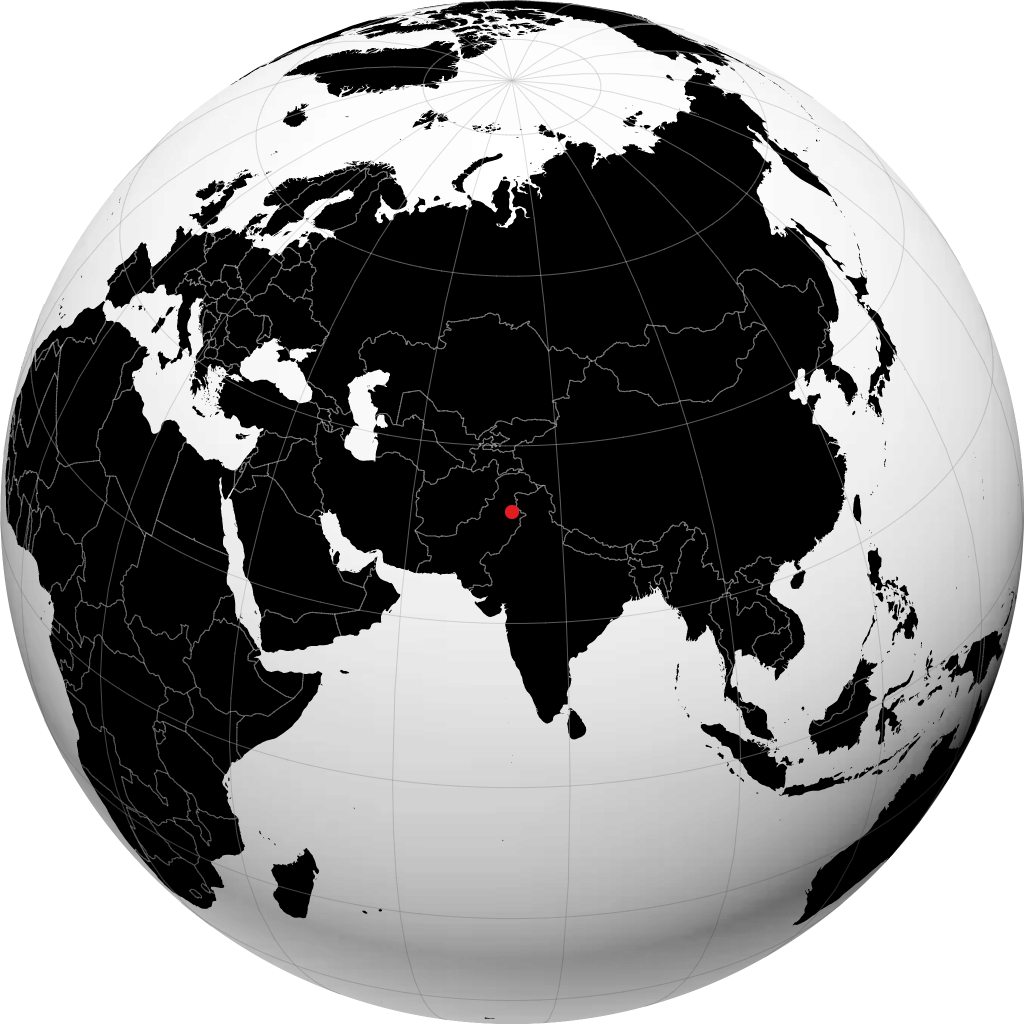 Mandi Bahauddin sul globo