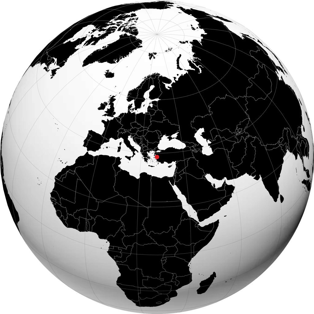 Manisa sul globo