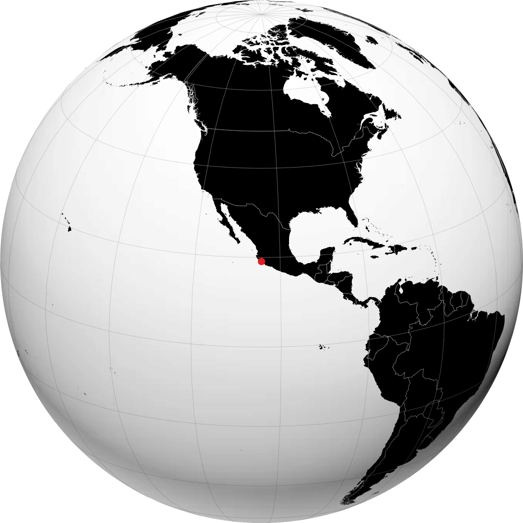 Manzanillo sul globo