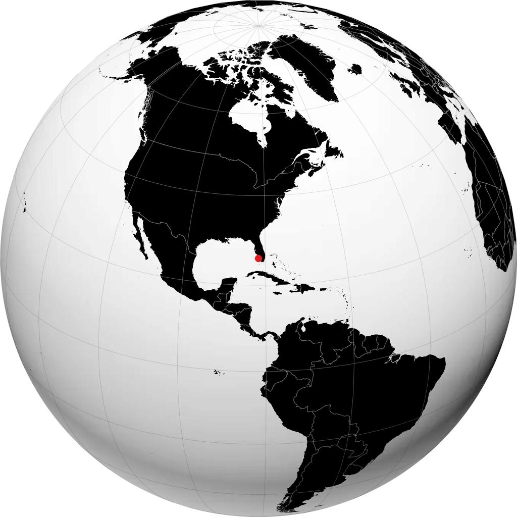 Marco Island sul globo