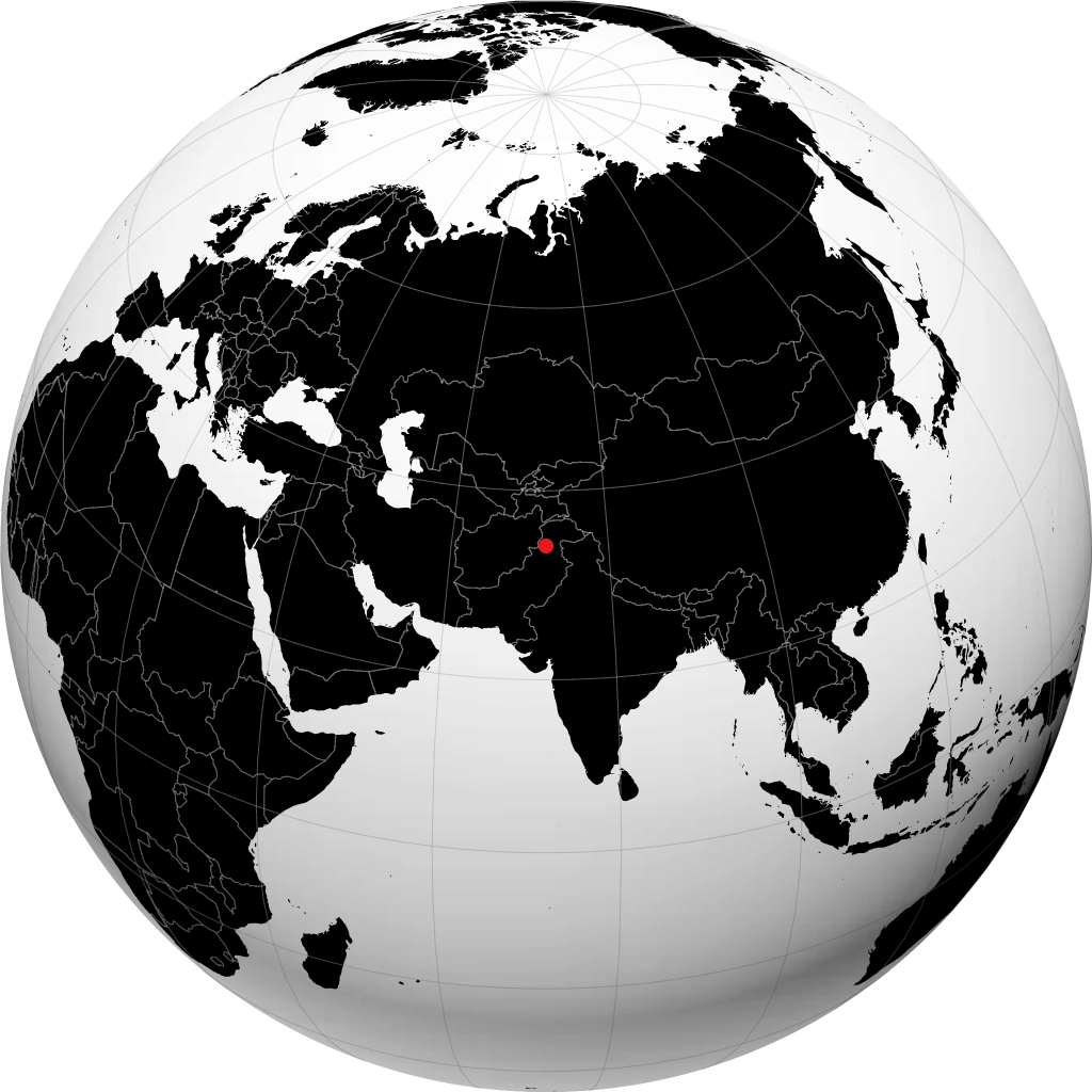 Mardan sul globo