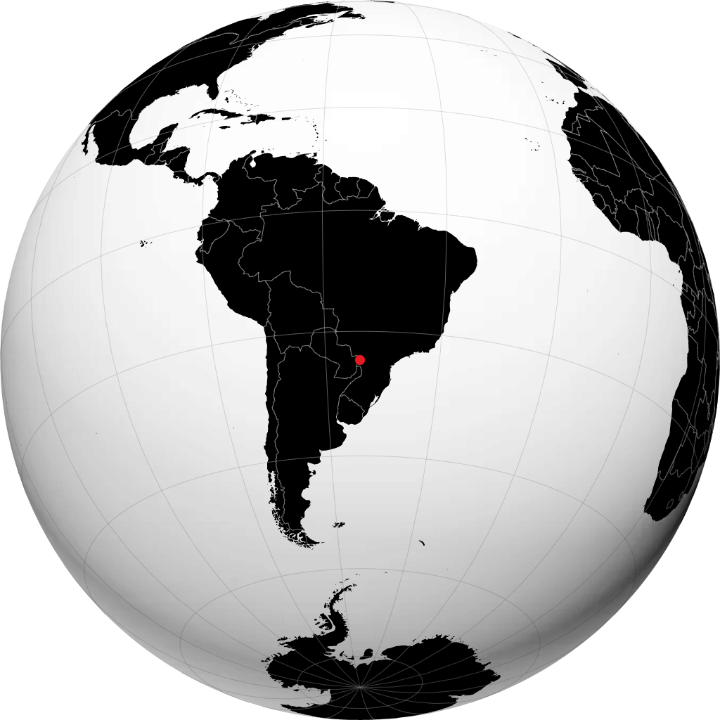 Marechal Cândido Rondon sul globo