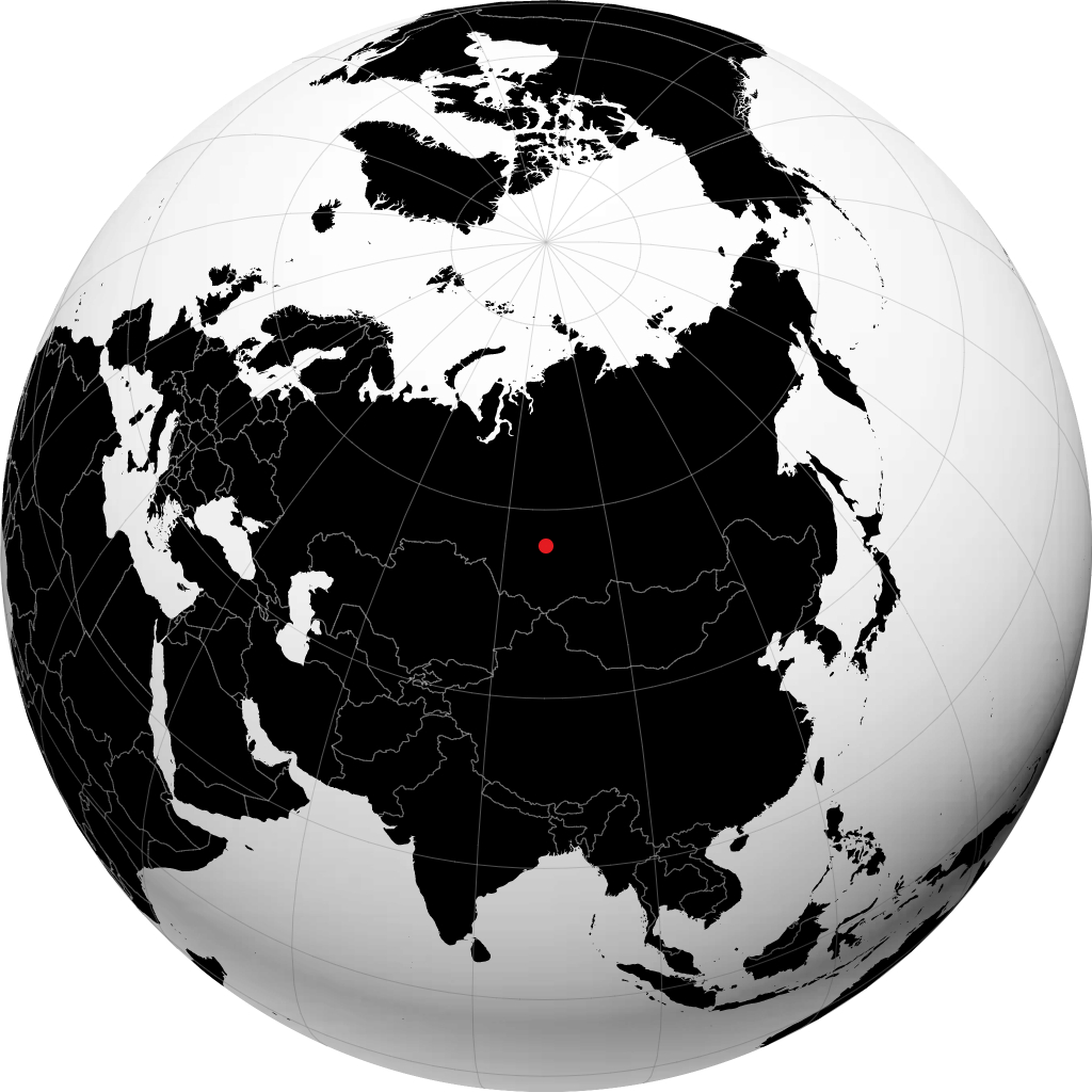 Mariinsk sul globo