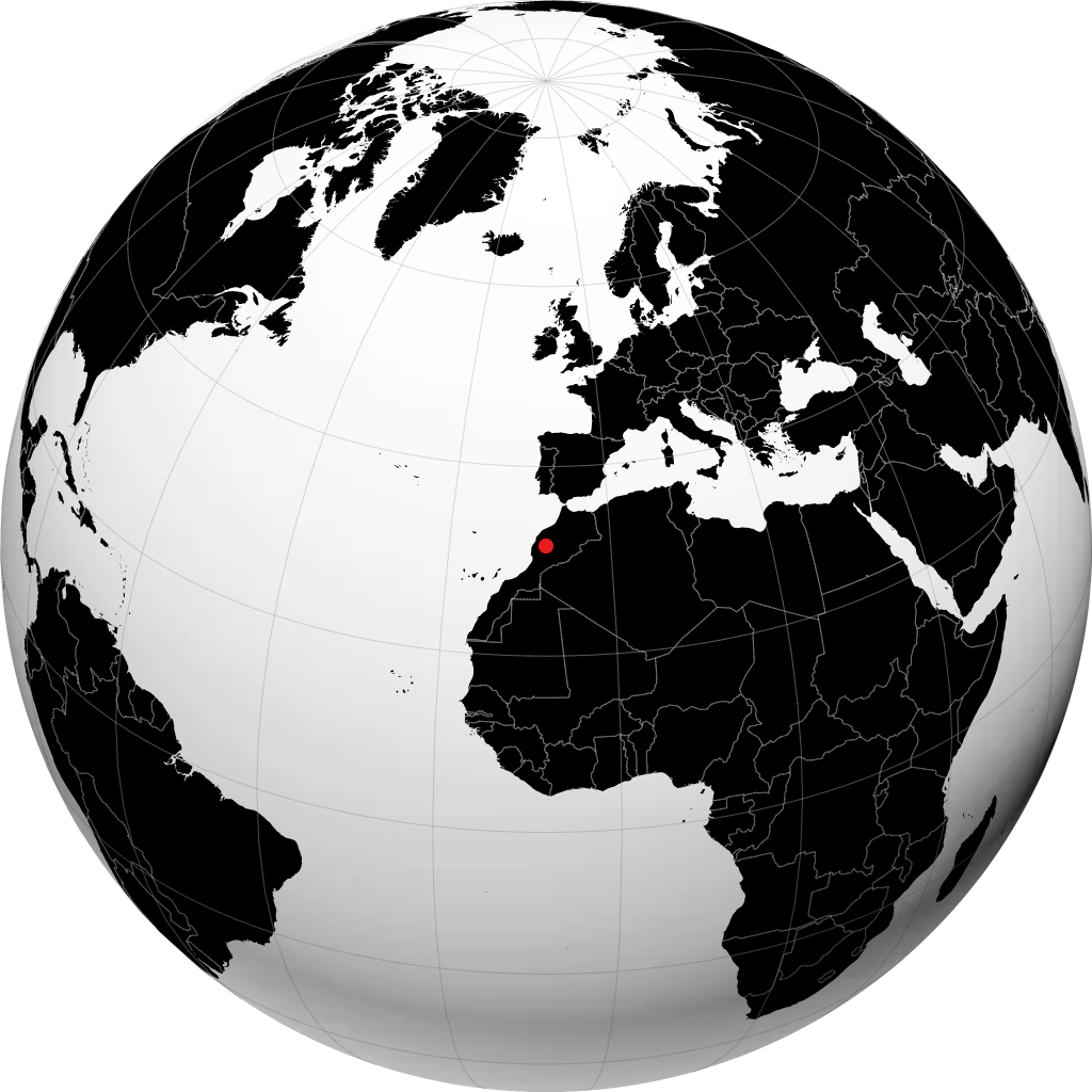 Marrakech sul globo