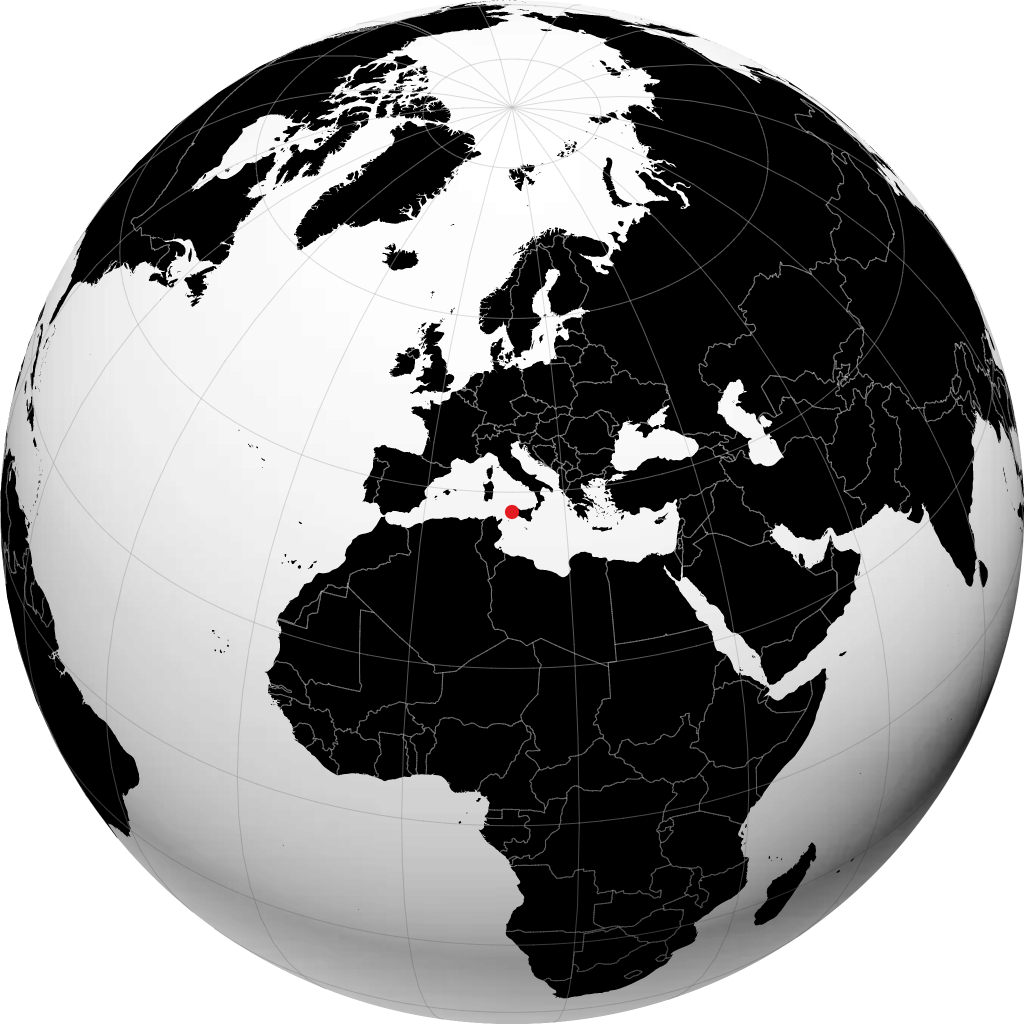 Marsala sul globo