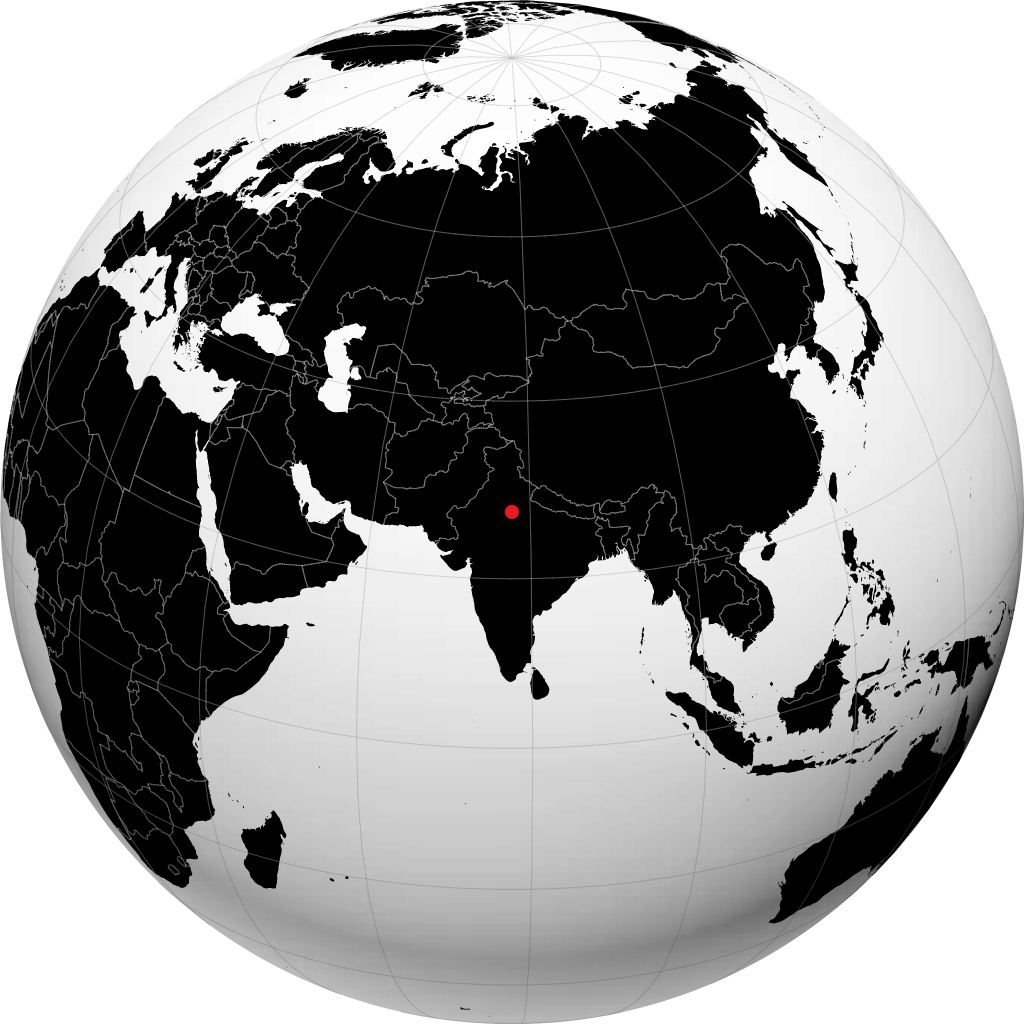 Mathura sul globo