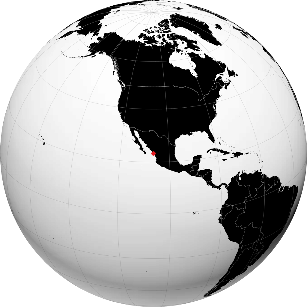 Mazatlán sul globo