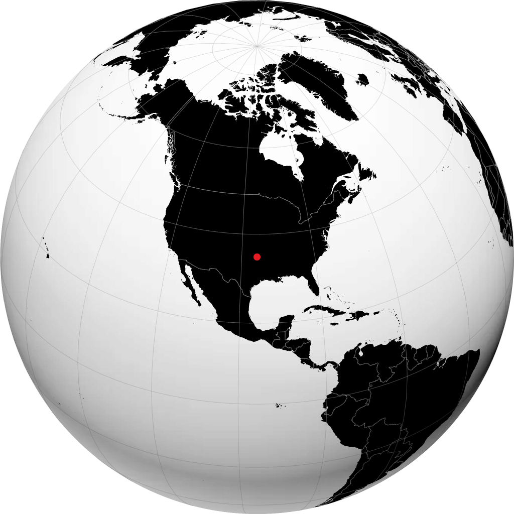 McAlester sul globo