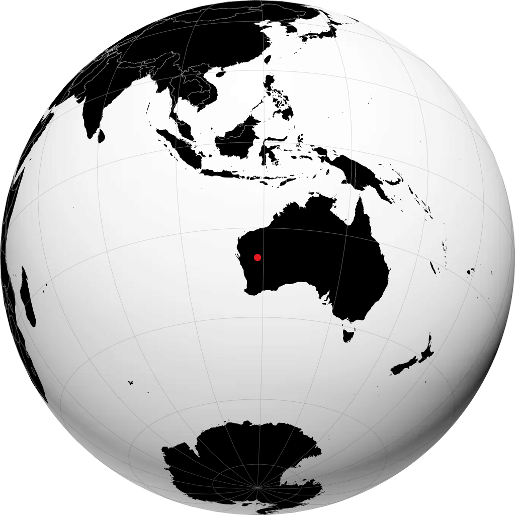 Meekatharra sul globo