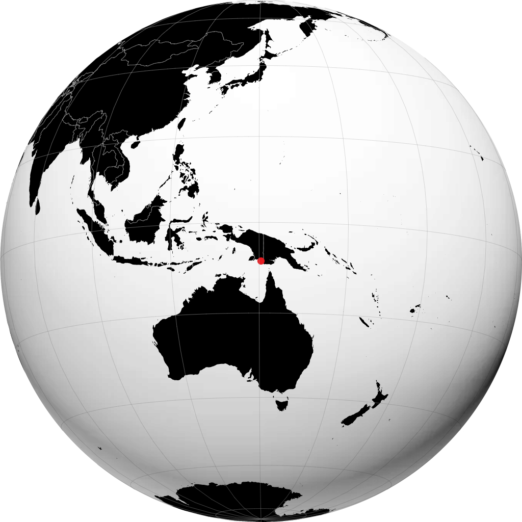 Merauke sul globo